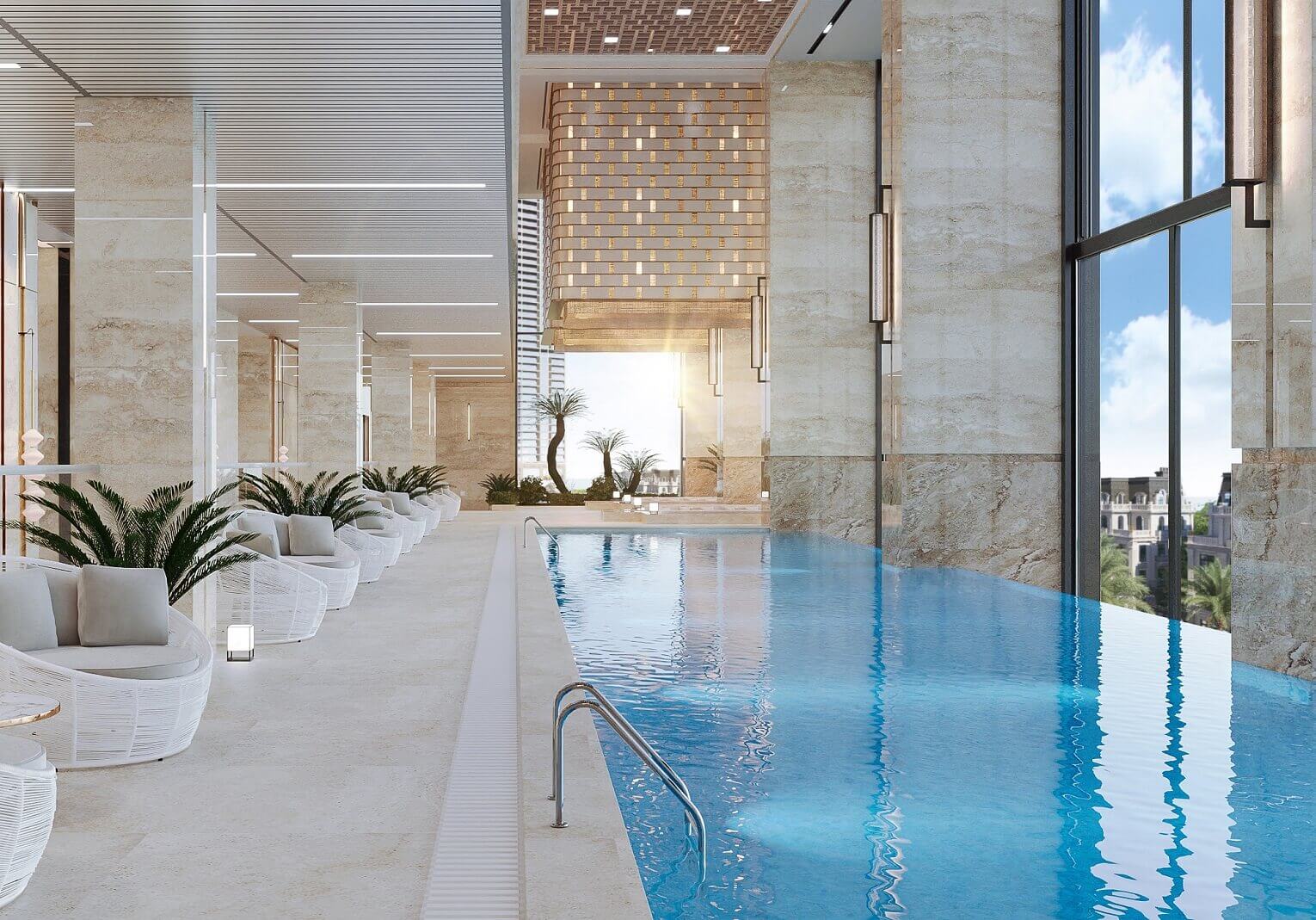 Noble Crystal Long Bi&ecirc;n là thành ph&ocirc;́ nghỉ dưỡng 5 sao