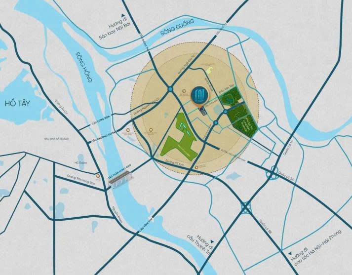 Vị tr&iacute; NobleCrystal long bi&ecirc;n